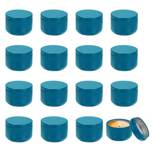 16pcs 3oz candle tins - candle, metal
