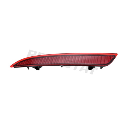 Rear bumper reflector red - red, lens
