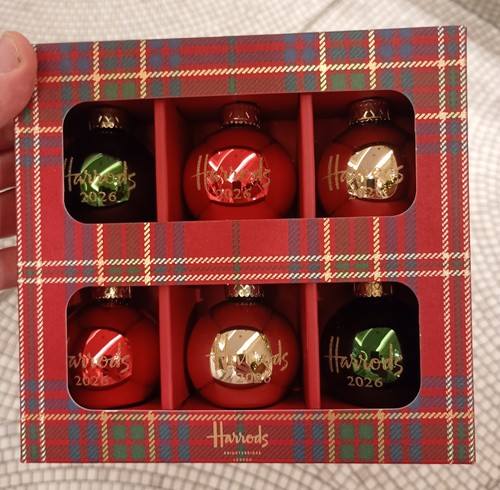 Harrods christmas bauble 2026 - harrods,