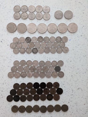 British pre decimal coins lot - british,