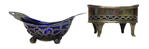 Antique sterling silver cobalt - sterling,