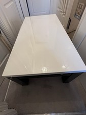 Italian glossy Coffee Table With Embellishment