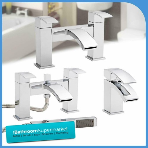 Modern chrome waterfall - waterfall, mixer