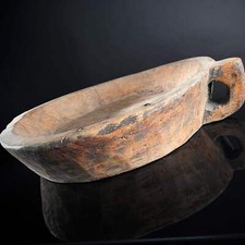 Antique Rustic Dough Bowl