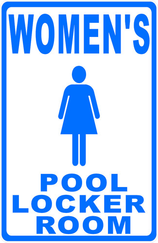 Women pool locker room - pool,
