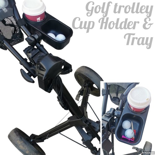 Golf trolley cup holder - golf,