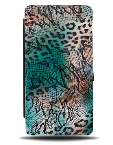 Green airbrushed snake skin - snake, &