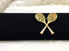 Gold Tone Tennis racquets