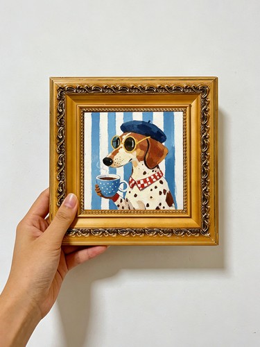 Stylish dog with beret - beret, and