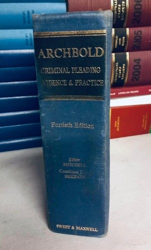 Archbold criminal pleading - criminal,