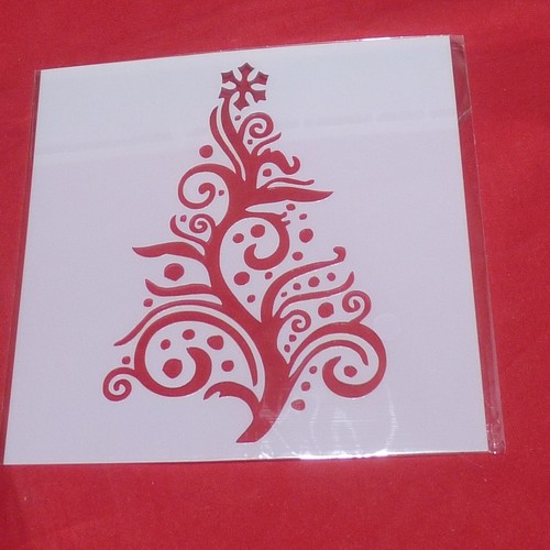 Sheet plastic stencil - plastic,