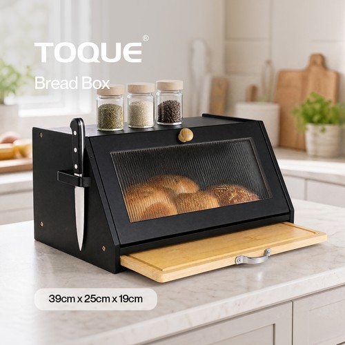 Toque bread box wooden - bread,