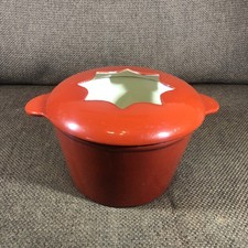 Cast Iron Enamel Fondue Pot