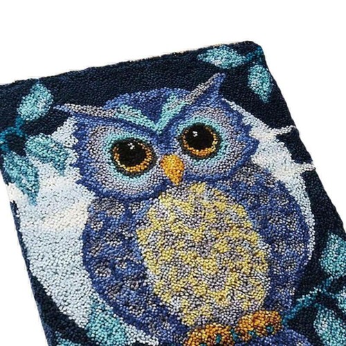 Owl latch hook - hook, rug