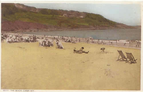 Cornwall postcard carbis bay - postcard,