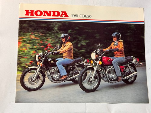 Nos 1981 honda cb650 brochure - nos,