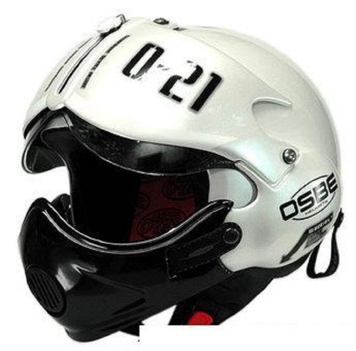 Open face scooter - face, motorcycle