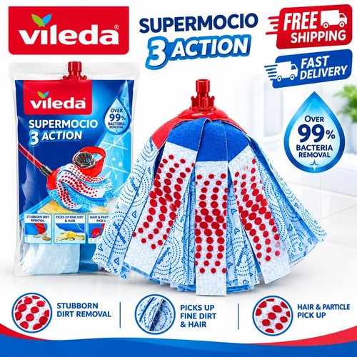 Vileda supermocio action mop - vileda,