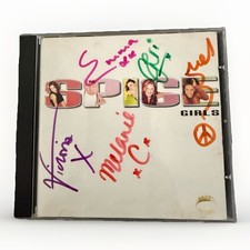 Signed Spice Girls CD, Original Authentic Autographs - All 5 Girls