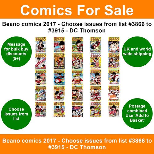 Beano comics 2017 choose - beano,