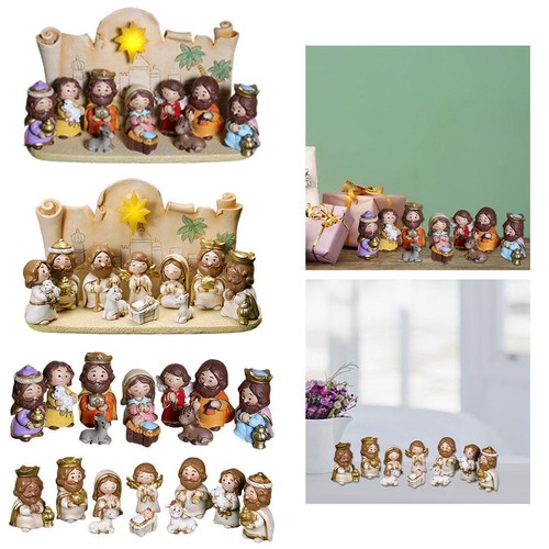 Nativity scene set manger - nativity,
