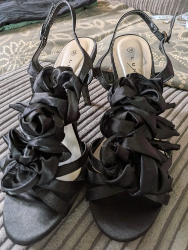 Black heels with stunning - heels,