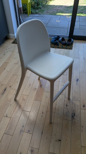 Ikea urban junior chair - chair, white
