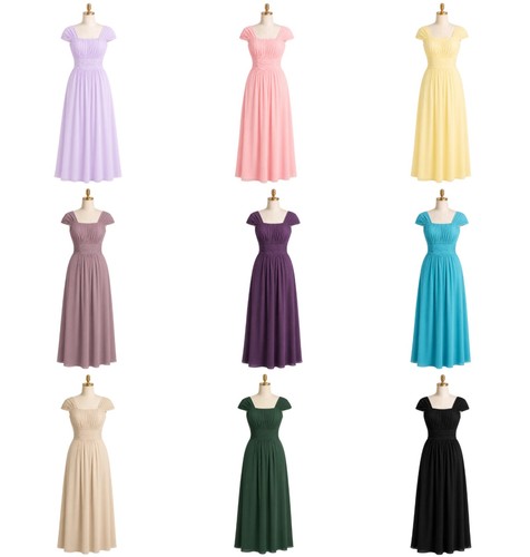 Chiffon gown prom dress - prom, a-line