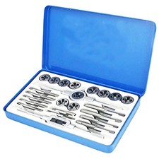 24x Imperial Tap and Die Set Alloy Steel With Storage Case UNF (AF) and UNC  