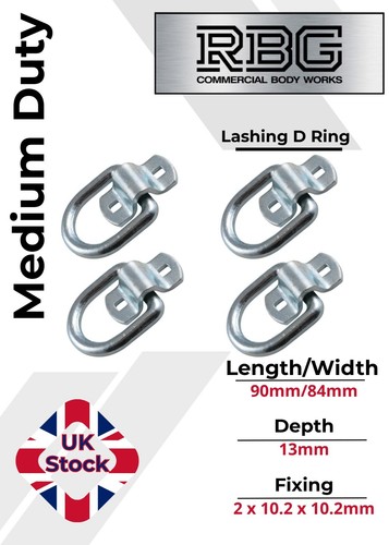 Lashing ring and cleat - 4x,