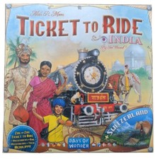 Ticket to Ride India/Switzerland Board Game EXPANSION 