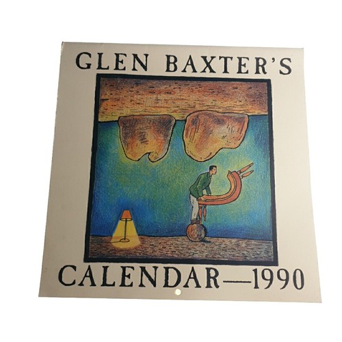 Glen baxter wall calendar - glen, 1990