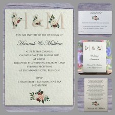 Wedding Invitations - Save The Date - RSVP - Menu - Information - Gifts + More!