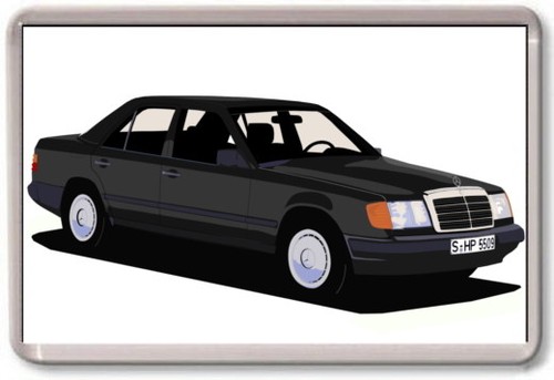 Fridge magnet mercedes w124 - fridge,