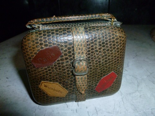 Vintage elite leather suitcase - vintage,
