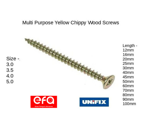Wood screws multi purpose pozi - screws,