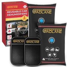 GADLANE Car Dehumidifier 350g Large Reusable Clear Windscreen Moisture Damp x2
