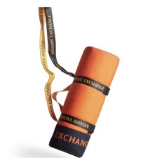 AX Armani Exchange Picnic Date Blanket Orange & Black With Crossbody Strap. NWT