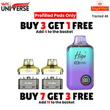 Higo BB4000 Prefilled Pods