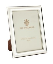 10x8”in Hallmarked Solid 925 Sterling Silver Photo Frame 7310/20x25 wood back UK