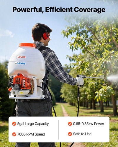 Gas powered backpack sprayer - powered,