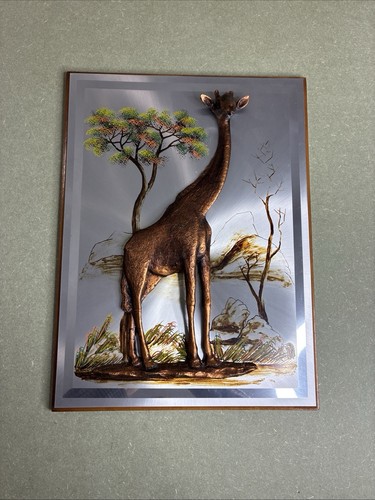 Vintage african copper relief - copper,