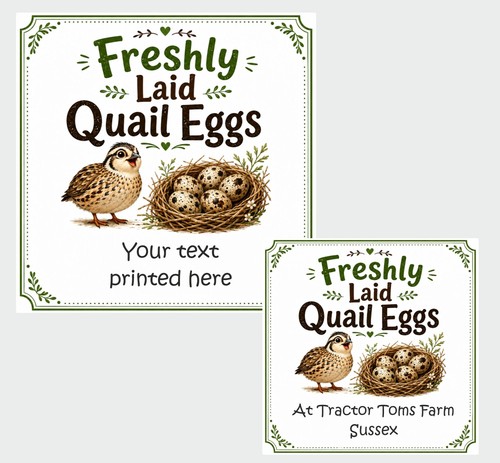 Personalised freshly laid - personalised,