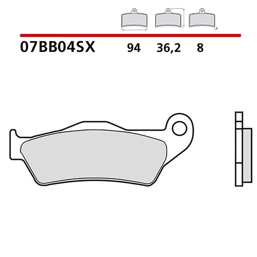 Brembo front brake pad - brembo,