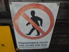 original railway signs uk