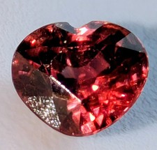 1.65  RED Zircon Burma Heart