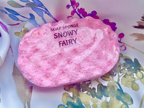 Snowy fairy soap - , sponge