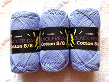 3 balls x 50g Hobbii : Black