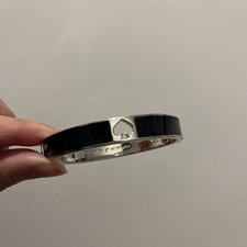 Kate Spade Silver Navy Hinged