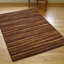 QUALITY MODERN CONTEMPORARY SPLENDOR RUG BROWN  1.6m x 2.3m (5'3 x 7'6 approx)